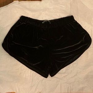 brandy melville velvet shorts
